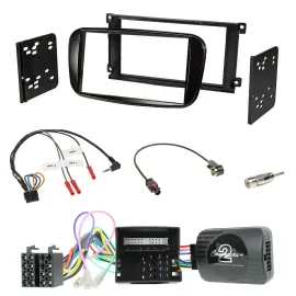 Radioset Lenkradadapter Doppel DIN Autoradio für Ford Focus C-Max CAN-Bus glänz.