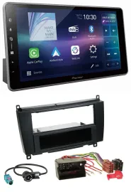 Автомагнитола Pioneer Bluetooth, USB, DAB, MP3 для Mercedes-Benz CLK W209 Coupe (2004–2009)