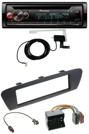 Автомагнитола для Renault Scenic (с 2012) Pioneer DAB CD MP3 USB Bluetooth, коричневый