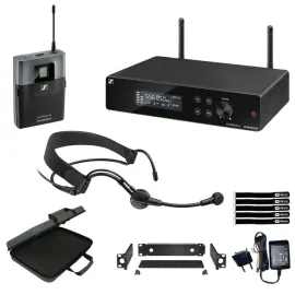 Sennheiser XSW 2-ME3-A Wireless Headmic Microphone System w Case