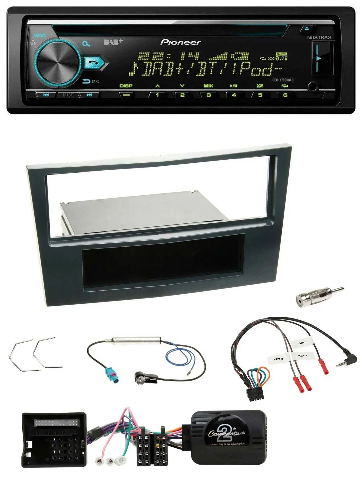 Автомагнитола для Opel Corsa D Pioneer Stealth SC DAB, CD, USB, Bluetooth (2006–2008)