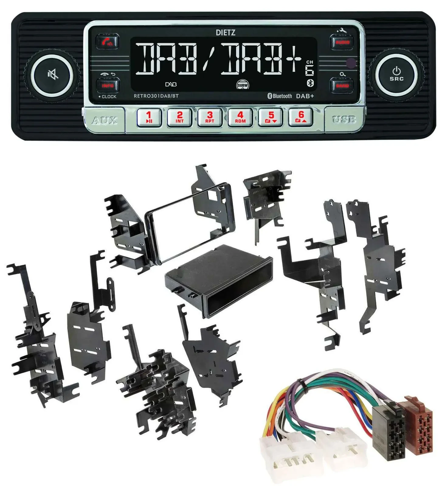 Dietz USB DAB MP3 Bluetooth Autoradio für Toyota Tundra / Celica / FJ