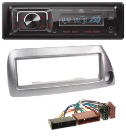 JBL SD AUX MP3 USB Bluetooth Autoradio für Ford Ka bis 2008 silber-metallic