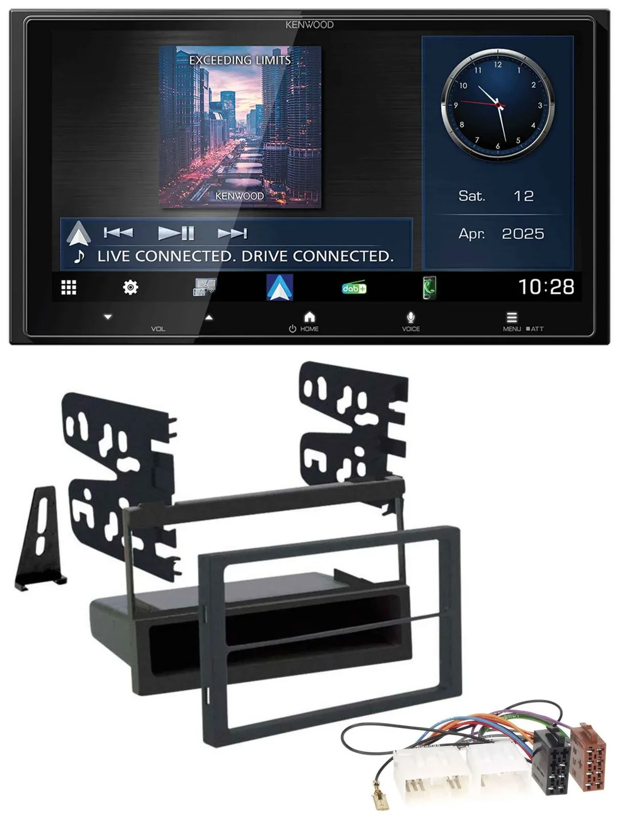 Kenwood Bluetooth 2DIN USB DAB MP3 Autoradio für Mazda 626 99-02 MPV 96-99 MX5 0