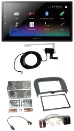 Pioneer DAB MP3 Bluetooth 2DIN USB Autoradio für Mercedes SL-Klasse 2001-2011 R2