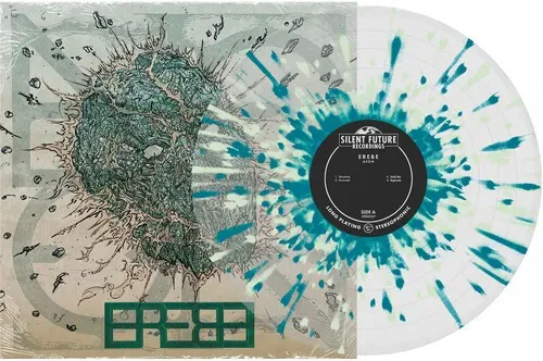 Виниловая пластинка Erebe - Aeon (Clear Blue/White Splatter) [New Vinyl LP] Blue, Colored Vinyl, Cle