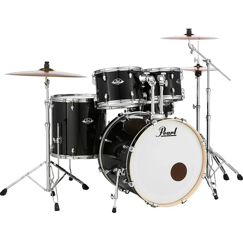Ударная установка Pearl Export Standard EXX725/C31 (набор, 5 шт.) с комплектом стоек, Jet Black