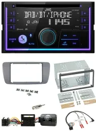 Автомагнитола для Seat Ibiza (с 2008) JVC 2 DIN, DAB, Bluetooth, CD, USB