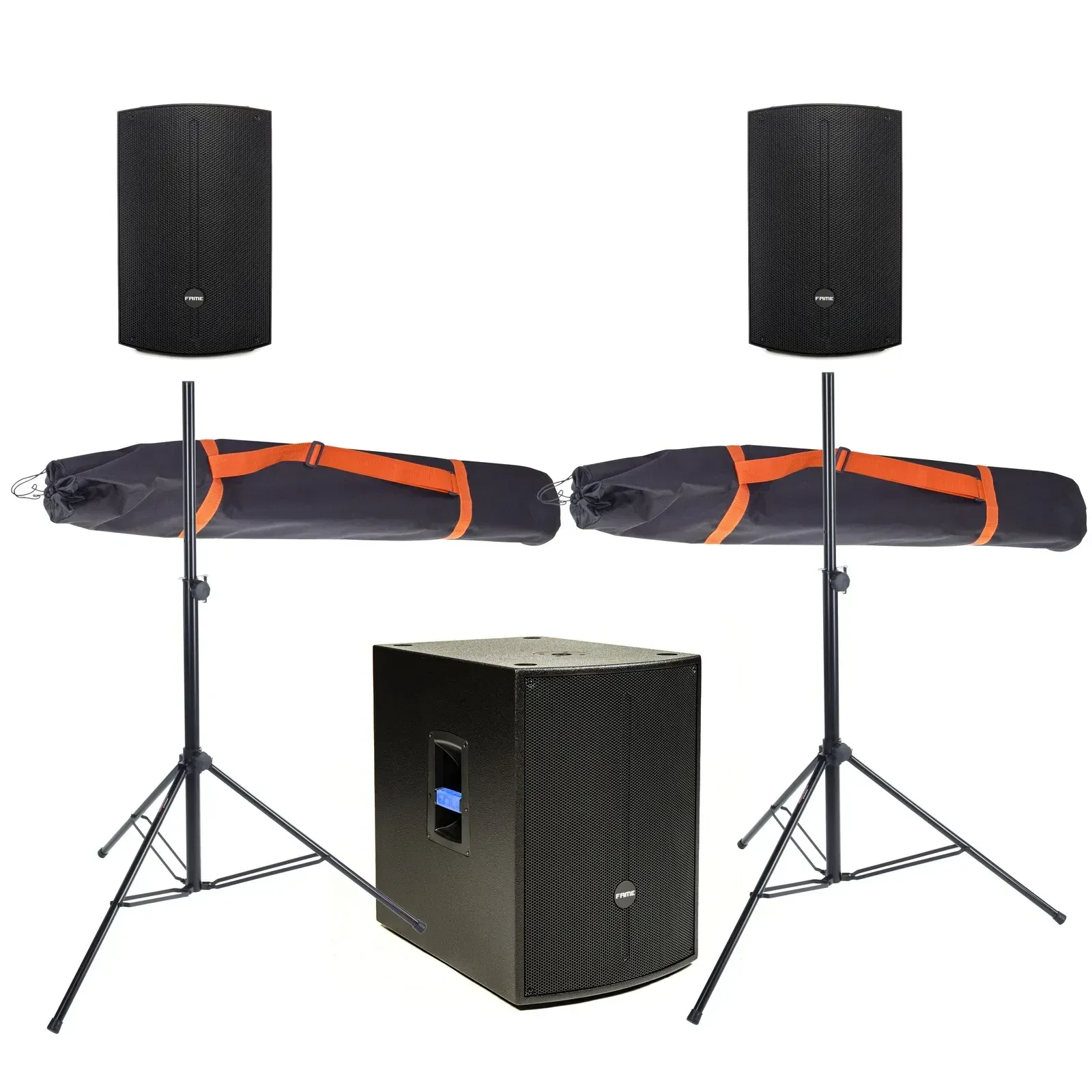 Активная акустическая система Fame Audio Discovery 10A / 15AS DSP Club Set (набор, со стойками)