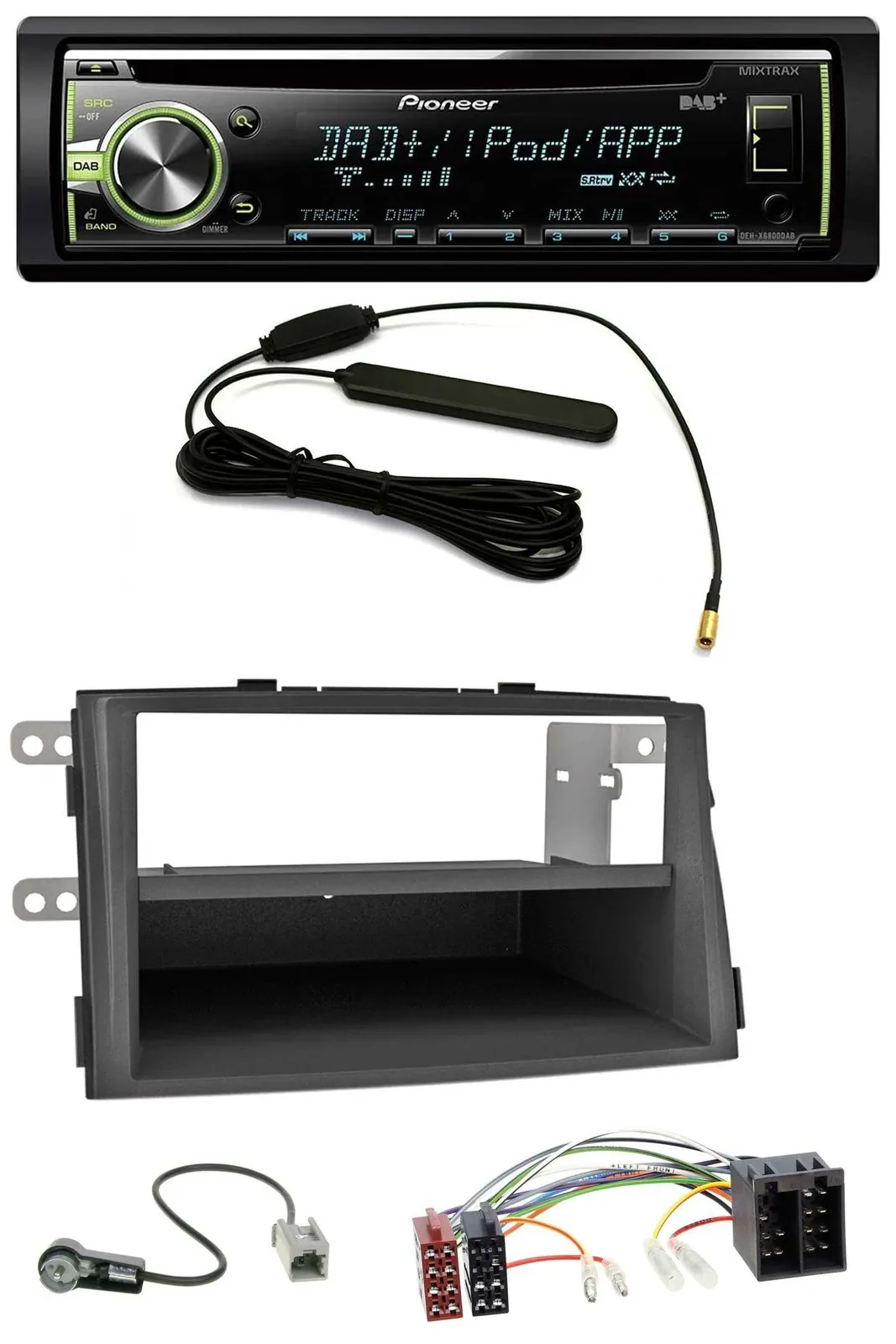 Автомагнитола для Kia Sorento II (2009–2012) Pioneer MP3, USB, CD, DAB, AUX