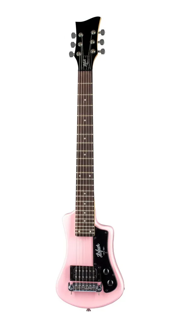 HÖFNER Shorty E-Gitarre, Pink