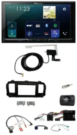 Pioneer 2DIN DAB USB Lenkrad Bluetooth Autoradio für Citroen Jumpy Erstausst. DI