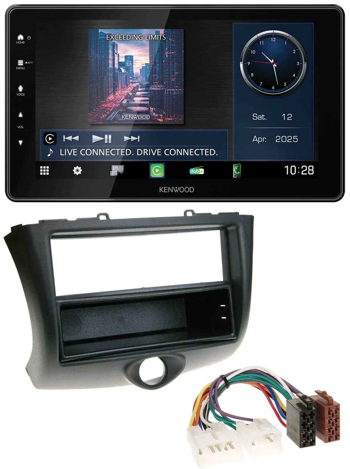 Автомагнитола для Toyota Yaris (2003–2006) Kenwood MP3 Bluetooth USB DAB