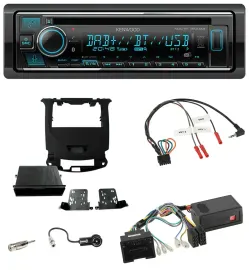 Kenwood Lenkrad Bluetooth DAB USB CD Autoradio für Chevrolet Cruze ab 2016 klavi