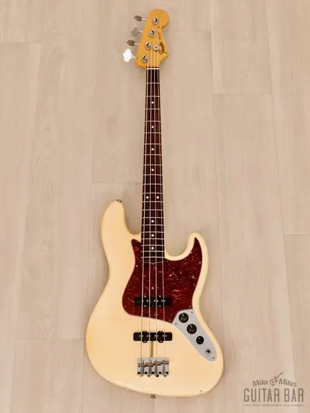 Бас-гитара Fender American Vintage 1962 Jazz Bass JJ Olympic White w/case USA 2007