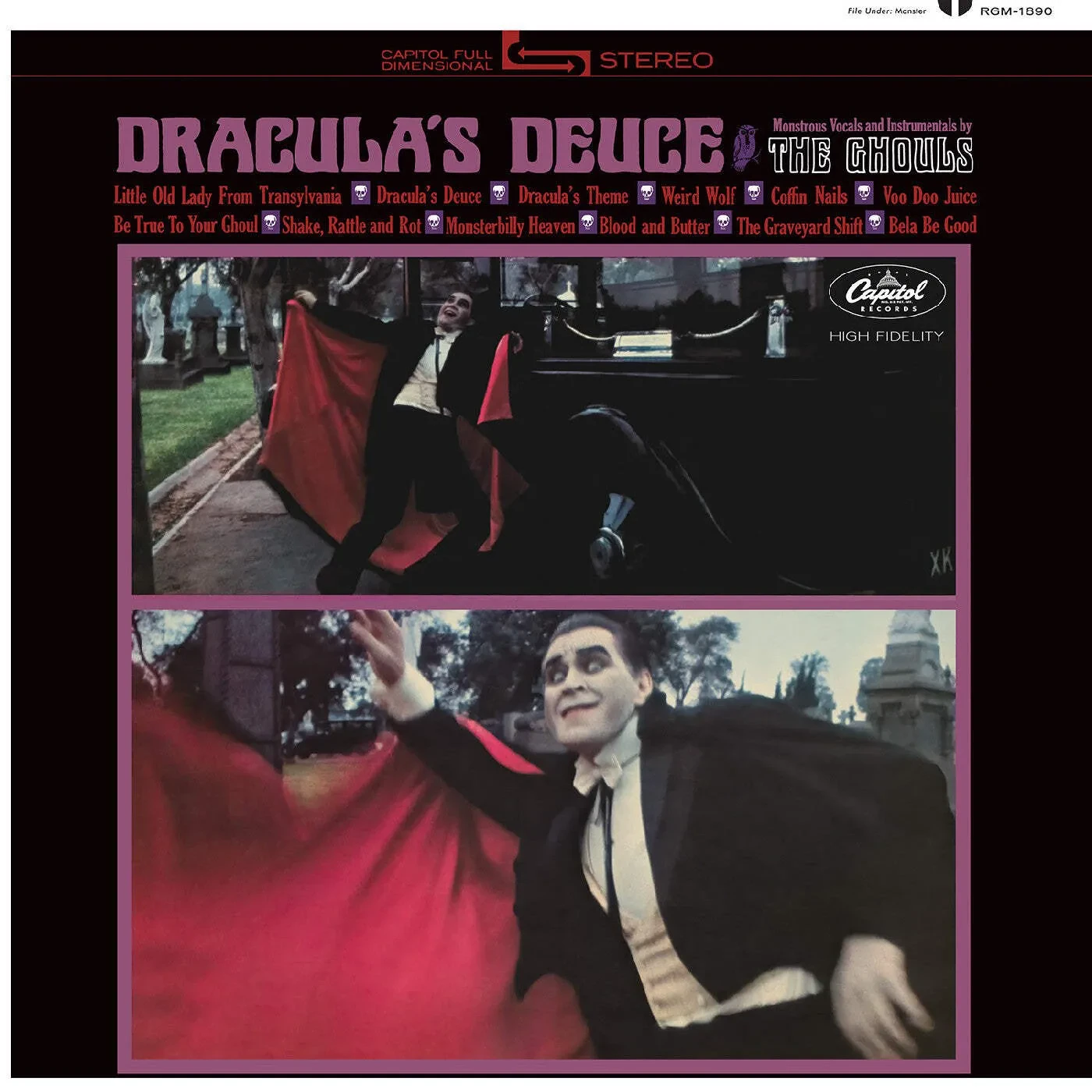 Виниловая пластинка The Ghouls – Dracula's Deuce (Релиз 1964)