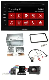 Blaupunkt 2DIN Lenkrad Bluetooth USB TMC DAB Navigation für Alfa Romeo 159 Brera
