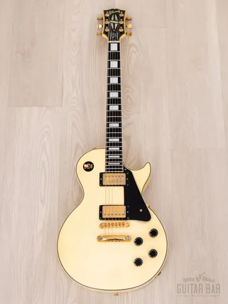 Электрогитара Gibson Les Paul Custom HH Alpine White w/case USA 1991