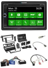 Blaupunkt Bluetooth 2DIN Lenkrad DAB USB TMC Navigation für BMW 3er E46 02-06 1