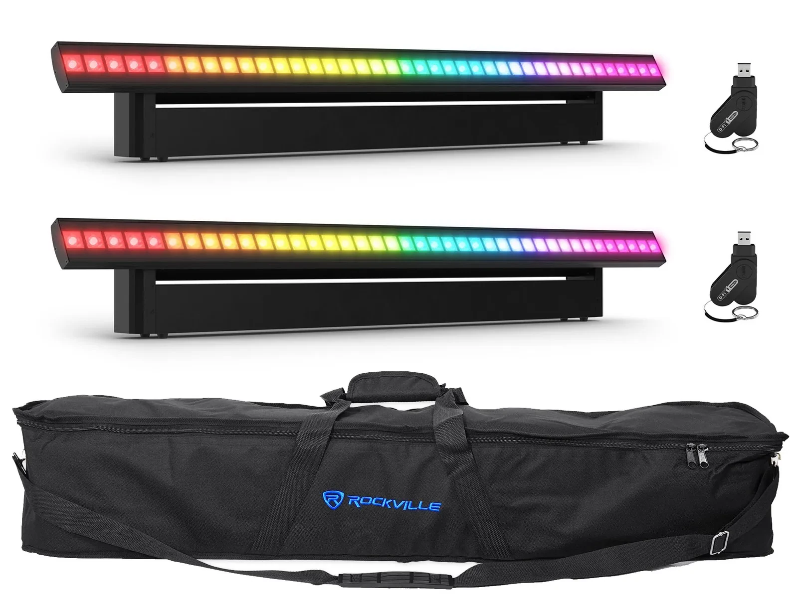 Прожектор CHAUVET DJ COLORBAND SPECTRA ILS D-Fi USB (набор, пара) с сумкой RLB60