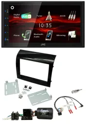 JVC USB Bluetooth Lenkrad DAB 2DIN Autoradio für Fiat Ducato 2012-2015 Piano-sch
