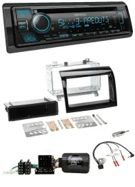Kenwood Bluetooth USB CD Lenkrad DAB Autoradio für Fiat Ducato 12-15 piano schwa