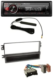 Автомагнитола для Kia Carnival (2001–2006), Carens (с 2003) Pioneer 1DIN, MP3, DAB, USB, AUX