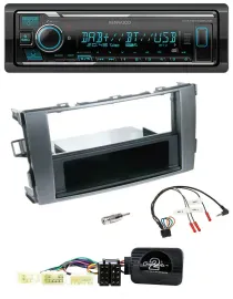 Kenwood Bluetooth Lenkrad DAB USB Autoradio für Toyota Avensis Typ T25 ab 2003