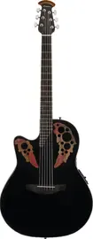 Электроакустическая гитара Ovation Elite Celebrity Mid-Depth Left-handed Black