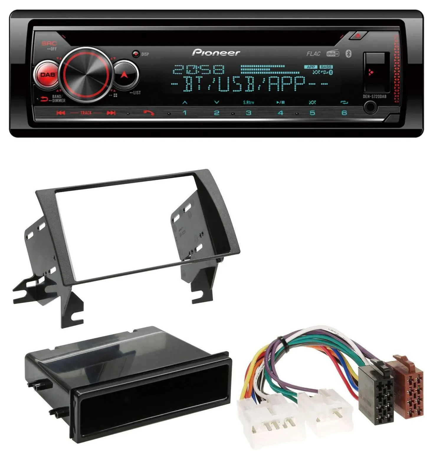 Pioneer MP3 DAB CD Bluetooth USB Autoradio für Toyota Camry (2002-2006)