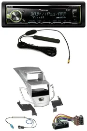 Pioneer MP3 USB CD DAB AUX Autoradio für Ford Fiesta Display 10-17 silber