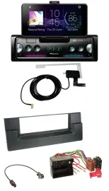 Pioneer DAB Bluetooth MP3 USB Autoradio für BMW 5er (E39) X5 (E53) Quadlock
