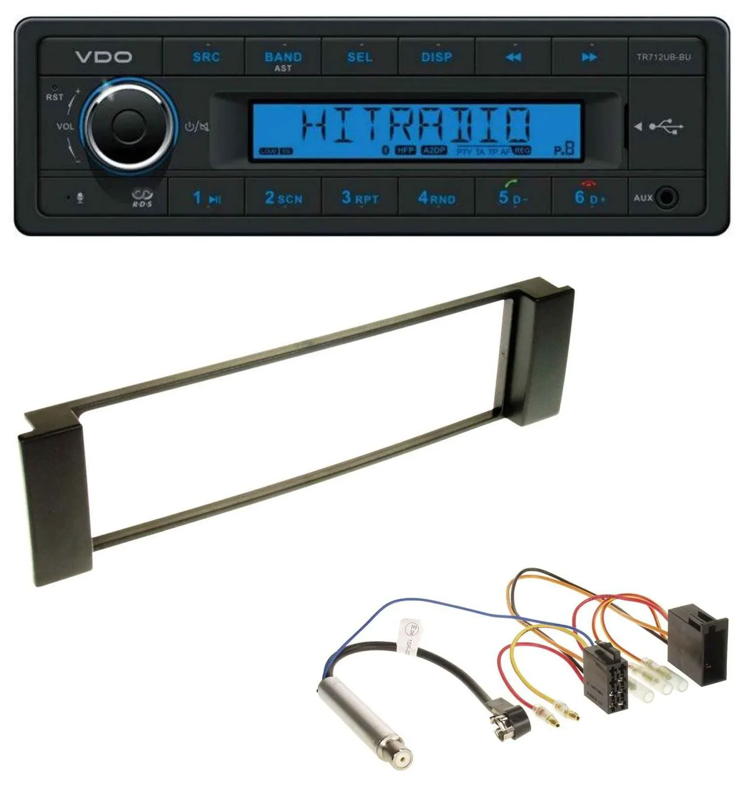 VDO Bluetooth AUX USB MP3 Autoradio für Audi A3 8L 00-03 A6 C5 01-05