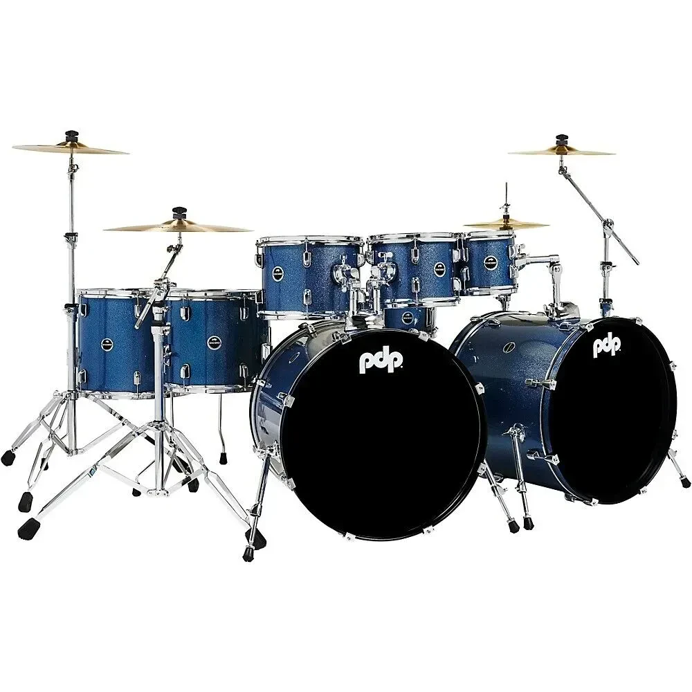 Ударная установка PDP by DW Encore (набор, 8 шт.), размеры: 8x7", 10x8", 12x9", 14x12", 16x14", 22x18" (2 шт.), 14x5.5", цвет: королевский синий
