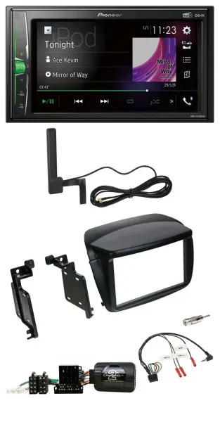 Pioneer MP3 DAB Lenkrad 2DIN Bluetooth Autoradio für Fiat Doblo ab 2010 Opel Com