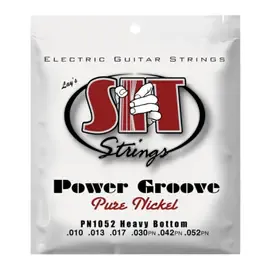 Струны для электрогитары SIT Strings PN1052 Power Groove 10-52