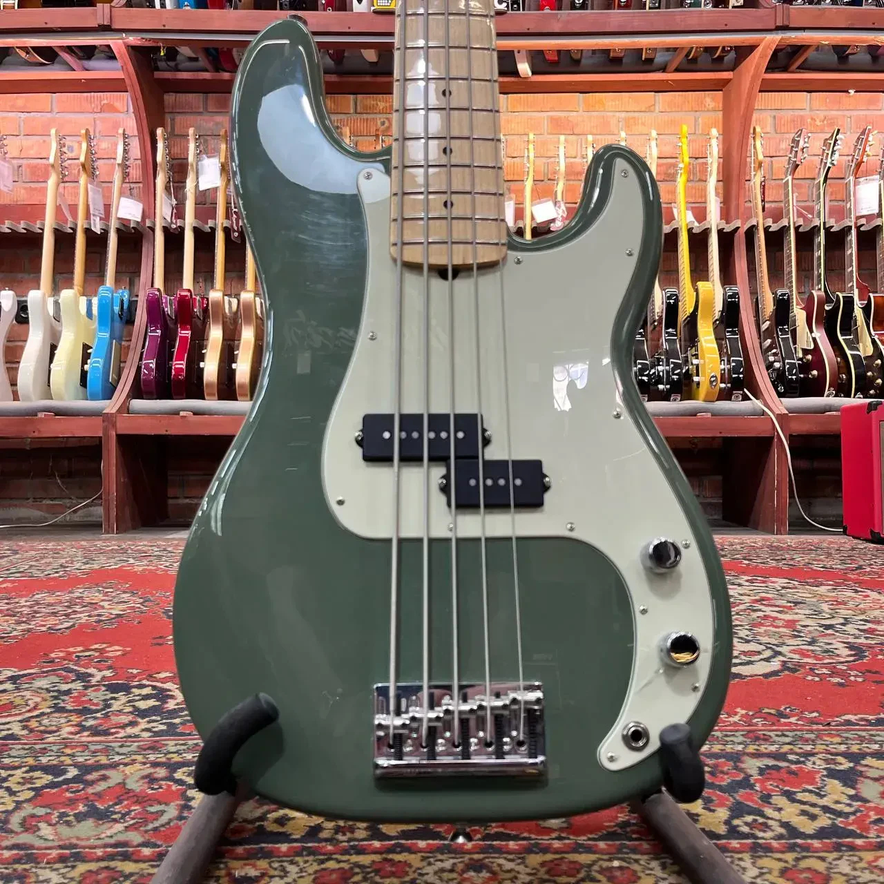 Бас-гитара Fender American Professional Precision Bass V 5-String Antique Olive, USA, 2019, W/Case