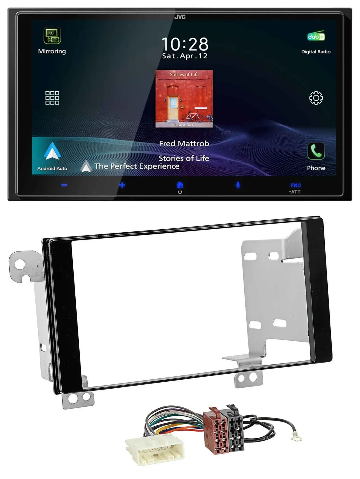 JVC USB Bluetooth 2DIN DAB MP3 Autoradio für Subaru Forester Impreza XV ab 12