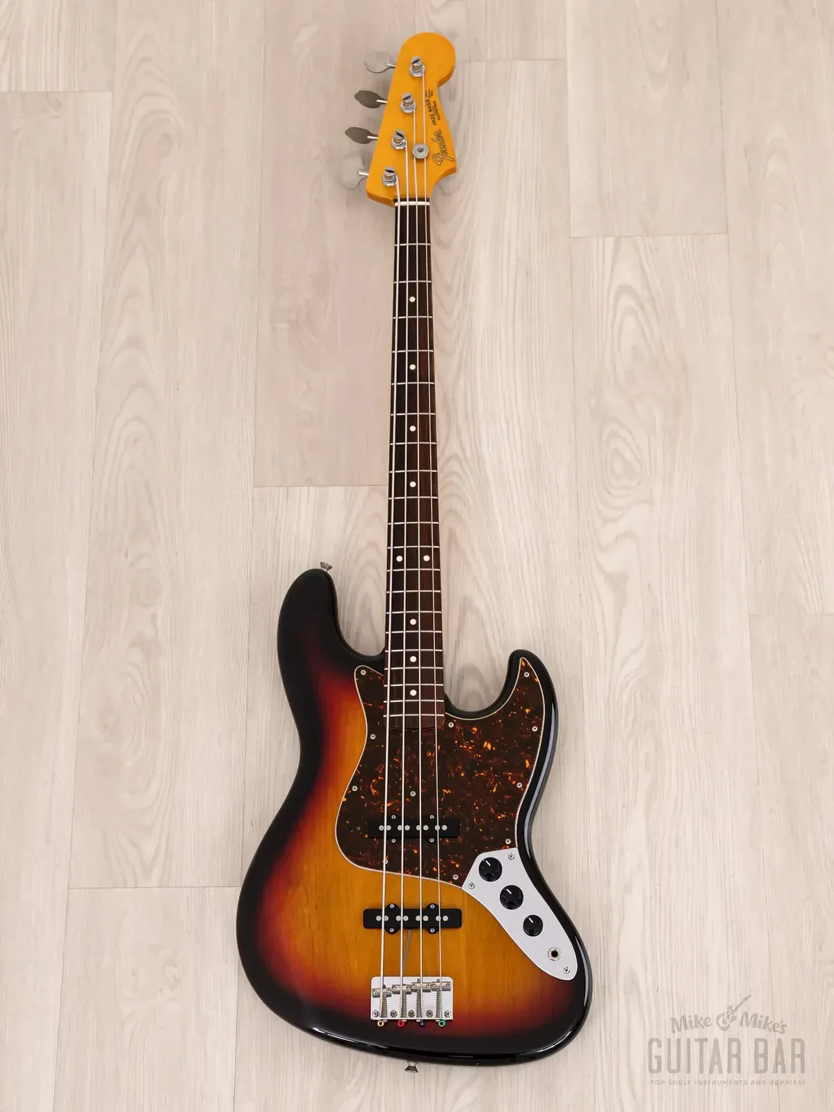 Бас-гитара Fender Jazz Bass 1962 Vintage Reissue JB62 JJ Sunburst w/gigbag Japan 2007