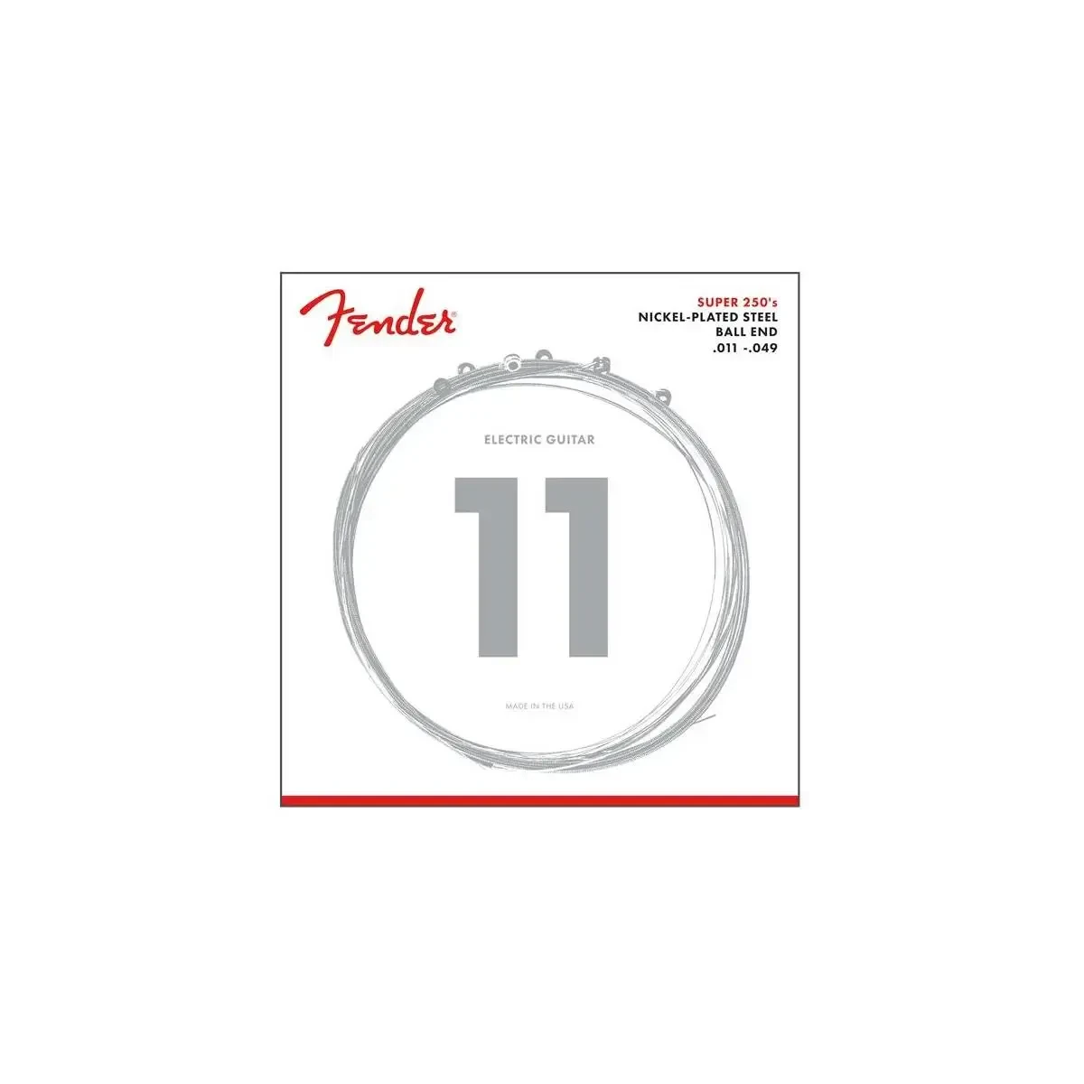 Струны для электрогитары Fender 250M Super 250's 11-49