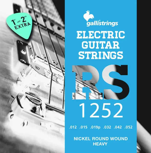Струны для электрогитары Galli Strings RS1252 12-52