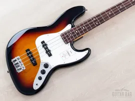 2023 Fender Hybrid II Jazz Bass Sunburst, Mint w/ Hangtags, Japan MIJ
