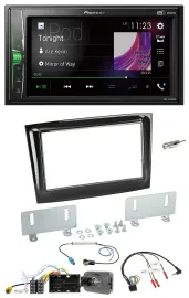 Автомагнитола Pioneer для Fiat Doblo (с 2015), 2DIN, DAB, USB, Bluetooth, черный глянец