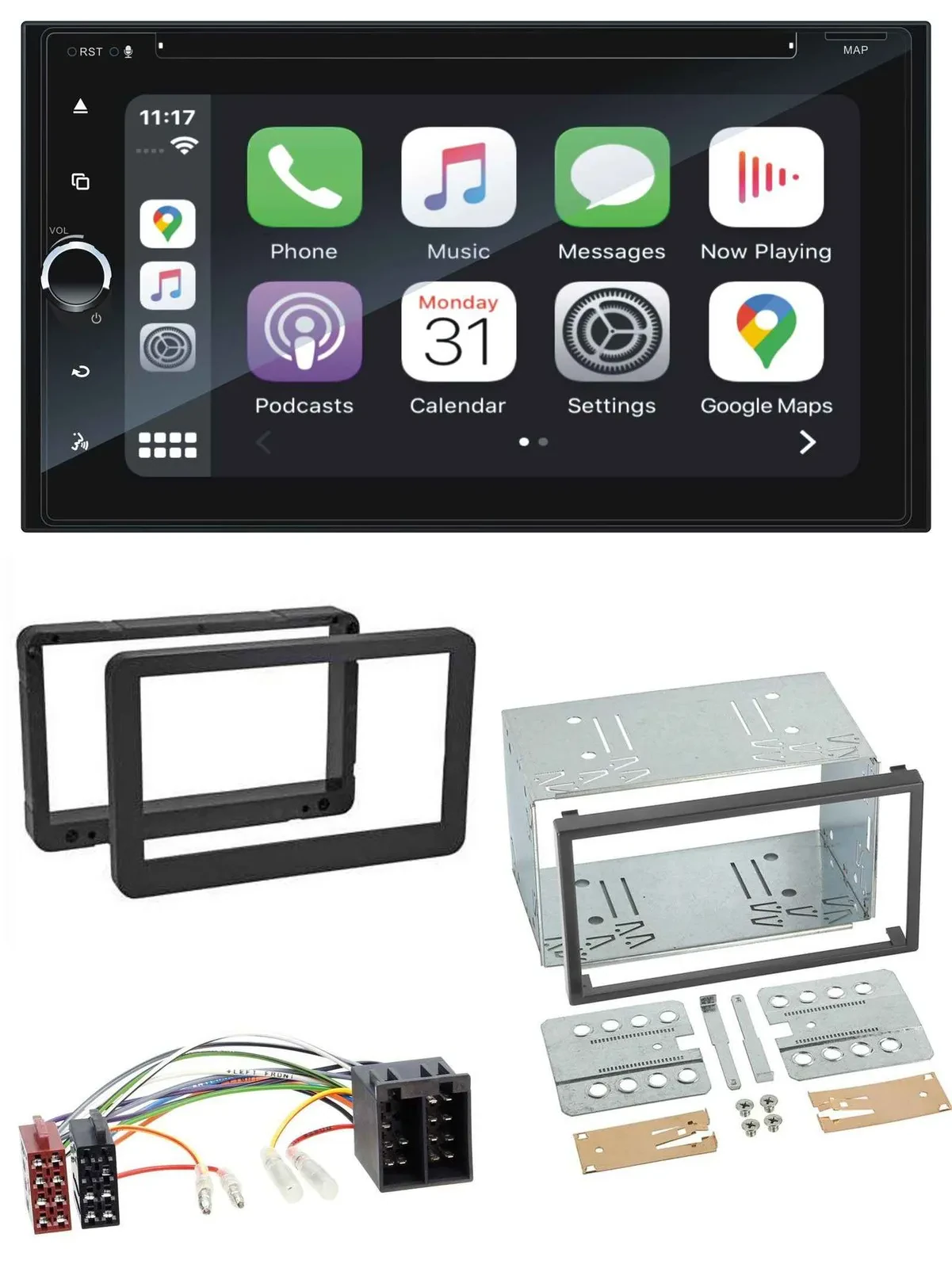 Blaupunkt 2DIN Bluetooth DAB USB DVD MP3 Autoradio für Alfa Romeo 159 Spider Bre