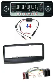 Dietz MP3 DAB Bluetooth USB Autoradio für Fiat Multipla 186 Facelift 2006-2010