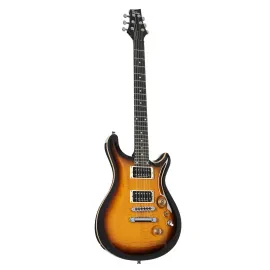 Fame Forum IV Modern E-Gitarre, Humbucker, Sunburst Riegelahorndecke, Dark Back