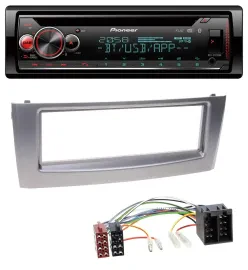 Pioneer MP3 DAB CD Bluetooth USB Autoradio für Fiat Punto Grande Punto ab 05 gra
