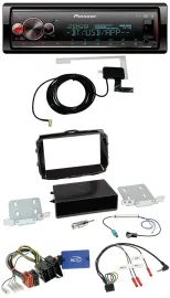 Автомагнитола Pioneer Bluetooth DAB USB для Alfa Romeo Giulietta (2013–2021), поддержка кнопок на руле, ISO