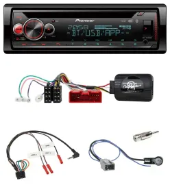 Pioneer Lenkrad DAB CD Bluetooth USB Autoradio für Mazda 2 Typ DY 2003-2007
