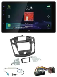 JVC DAB MP3 Bluetooth USB Autoradio für Ford Focus (DYB, 2011-2014)